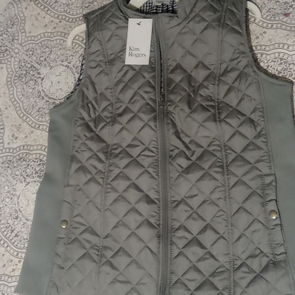 NWT Kim Rogers quilted vest - Picture 4 of 16